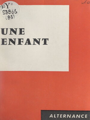 cover image of Une enfant